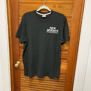 HOMAGE Black Graphic Tee New Heights Jason & Travis Kelce